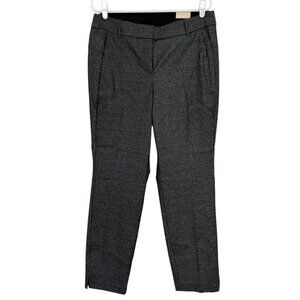 Lane Bryant Women's 4-Seasons Stretch Slim Ankle Metallic Black Pants Size 14 NW